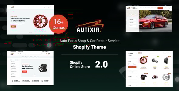 Autixir 1.2.1 - Auto Parts Shop Car Accessories Shopify Theme OS 2.0