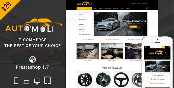 Automoli 1.7.6 - Responsive Prestashop 1.7 Theme