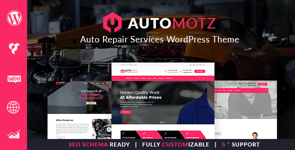 Automotz 3.0 - Auto Repair Services WordPress Theme