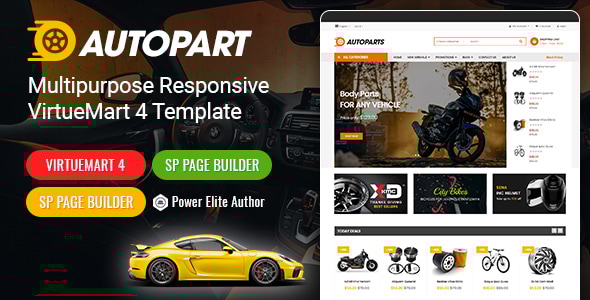 Autoparts 4.3 - Multipurpose Responsive VirtueMart 4 Template