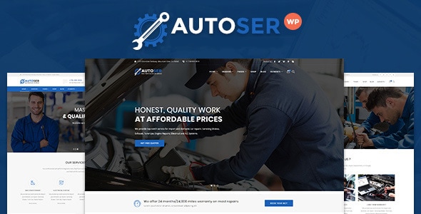 Autoser 7.5 - Car Repair and Auto Service WordPress Theme