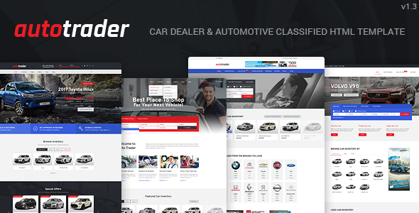 AutoTrader 1.3 - Car Dealer and Automotive Classified HTML Template