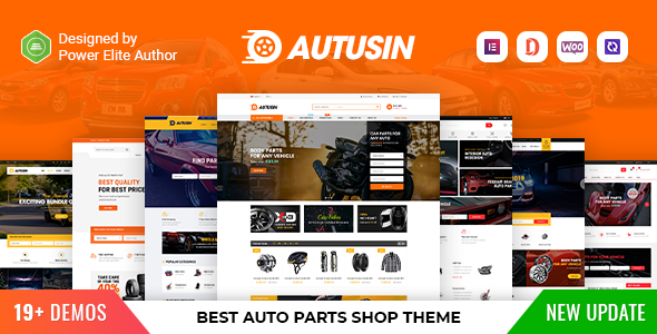Autusin 2.9.7 - Auto Parts & Car Accessories Shop Elementor WooCommerce WordPress Theme