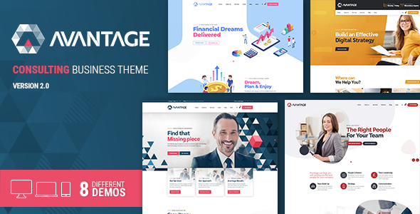 Avantage 8.0 Business Consulting WordPress Theme