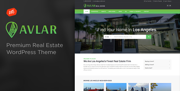 Avlar 3.5 - Real Estate WordPress Theme