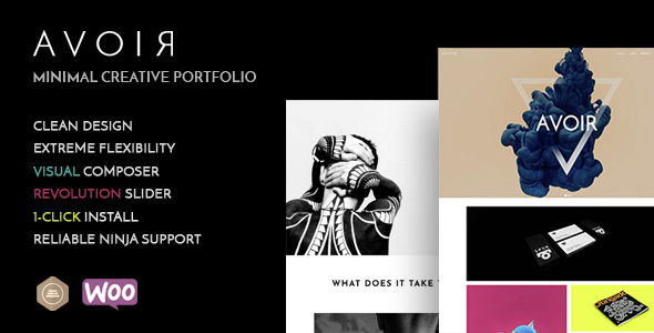 Avoir 2.5.6 - Minimal Creative Portfolio WordPress Theme