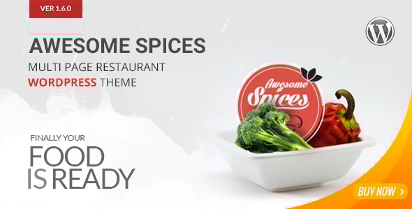 Awesome Spice 2.0.0 - Restaurant  Cafe WordPress Theme