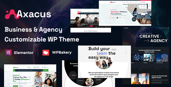 Axacus 4.6 - Business Agency WordPress Theme  RTL