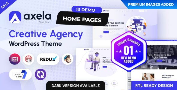 Axela 6.0 - Creative Agency & Portfolio WordPress Theme