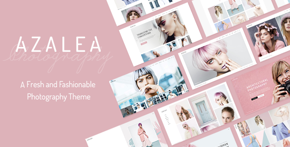 Azalea 2.0 - Fashion Photography WordPress Theme