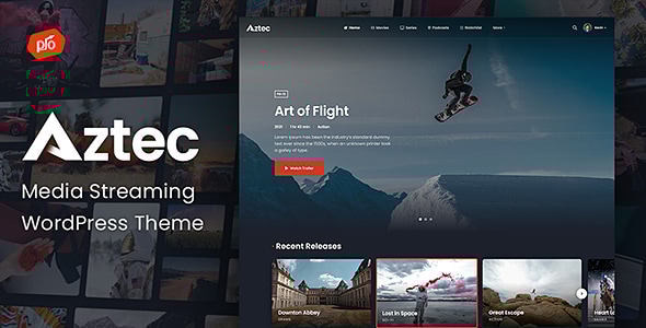 Aztec 4.2 - Video Streaming & Membership WordPress Theme