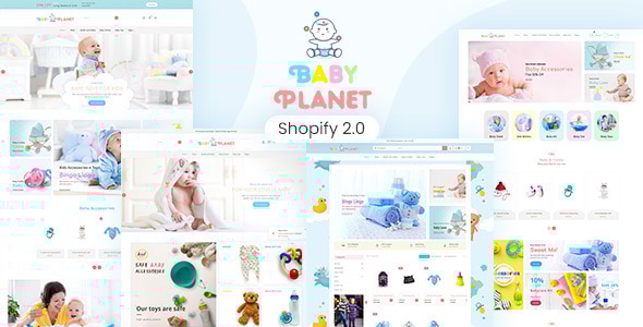 Baby 1.7 - Planet  Babies Store Shopify Theme