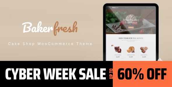 Bakerfresh 1.1.0 - Cake Shop WooCommerce Theme