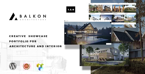 Balkon 1.3.3 - Creative Responsive Architecture WordPress Theme