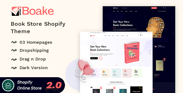 Baoke 1.0.9 - Book Store Shopify Theme