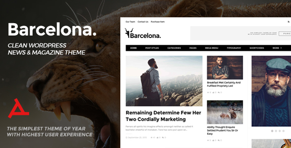 Barcelona. 1.5.2 - Classic Newspaper & Magazine WordPress Theme