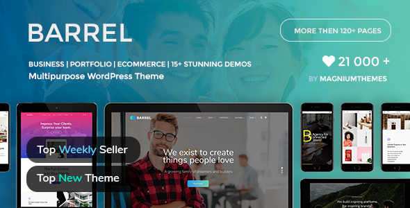 Barrel 6.1 - Creative Corporate Business Responsive Multi-Purpose WordPress Theme