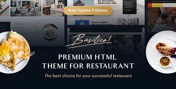 Basilico 1.0.2 - Restaurant HTML Template