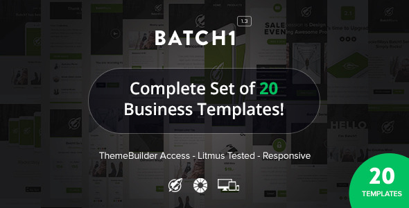 Batch1 1.3 - Complete Set of 20 Business Email Templates