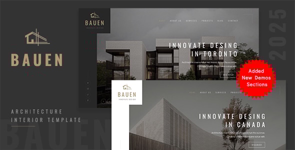 BAUEN 1.2.5 - Architecture & Interior Template