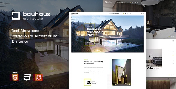 Bauhaus 1.9 - Architecture & Interior Drupal 11 - 10 Theme
