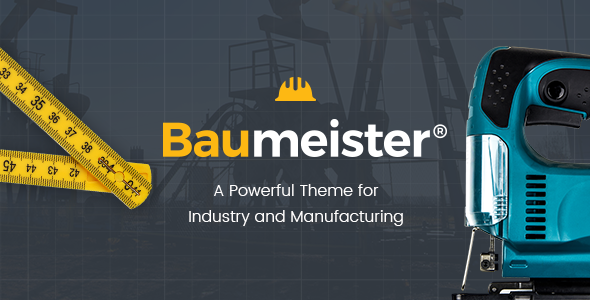 Baumeister 1.7 - WordPress Theme for Industry and Manufacturing