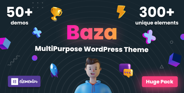 Baza 1.34 - Creative MultiPurpose WordPress Theme