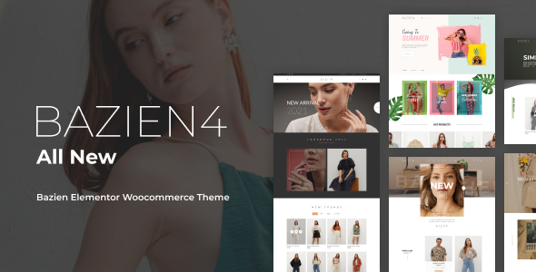 Bazien 4.1.4 - Elementor WooCommerce Theme