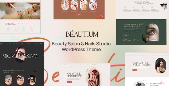 Beautium  Beauty Salon & Nails WordPress Theme