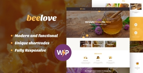 Beelove 1.2.14 - Honey Farm and Bee Keeping WordPress Theme