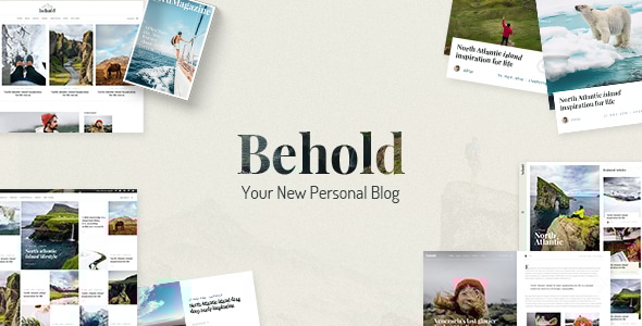 Behold 1.5 - Personal Blog WordPress Theme