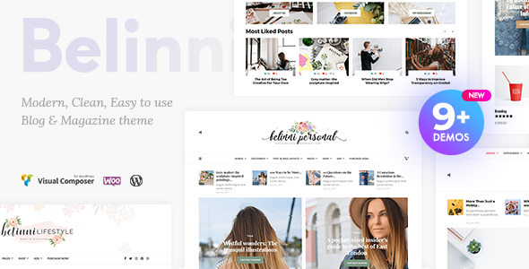 Belinni 5.7 - Multi-Concept Blog  Magazine WordPress Theme