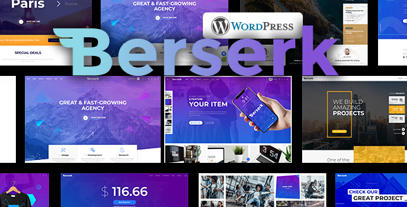 Berserk 2.0.1 - Elementor Business Portfolio Corporate eCommerce Shop WordPress theme