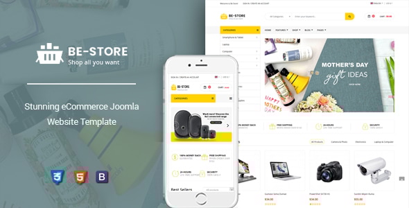 BeStore 3.0 - Multipurpose Joomla eCommerce Template