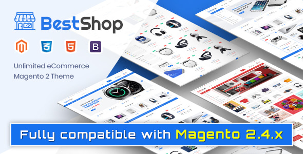 BestShop 2.2.0 - Responsive Digital Magento 2 Store Theme