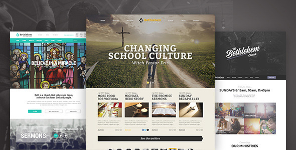 Bethlehem 1.4.26 - Church WordPress Theme