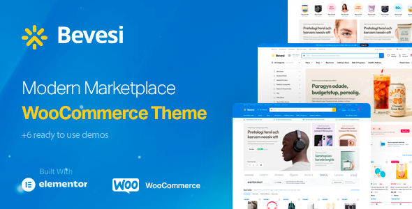 Bevesi 1.2.3 - Multi-Vendor and Marketplace WooCommerce Theme