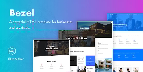 Bezel 1.0.2 - Creative Multi-Purpose HTML Template