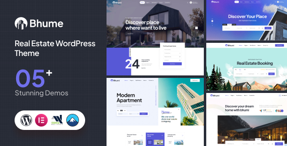 Bhume 1.0.7 - Real Estate WordPress Theme