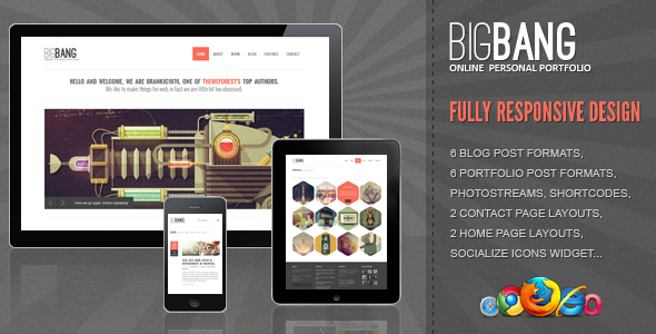Bigbang 5.4 Responsive WordPress Theme