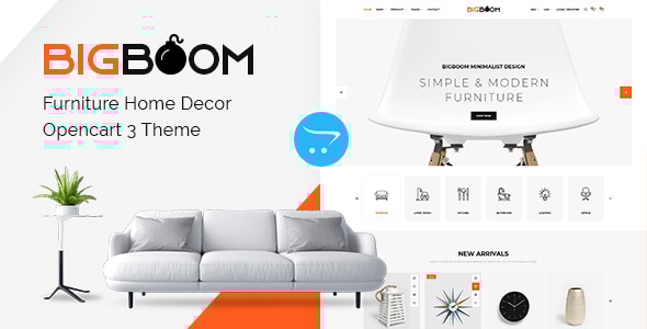 BigBoom - Furniture Home Decor Opencart 3 Theme