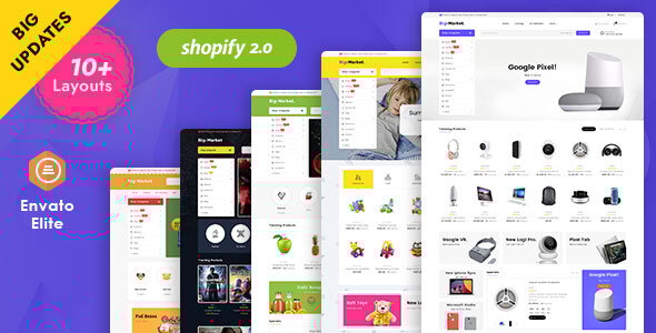 BigMarket 23.0 - Shopify 2.0 Multi-Purpose Responsive Theme