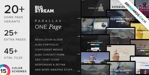 BigStream 1.6 - One Page Multi-Purpose Template