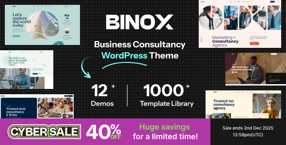 Binox 1.7 - Business Consulting Theme
