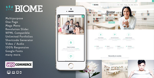 Biome 1.5 - Multi-Purpose WordPress Theme