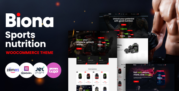 Biona 3.8 - Sports Nutrition WooCommerce Theme