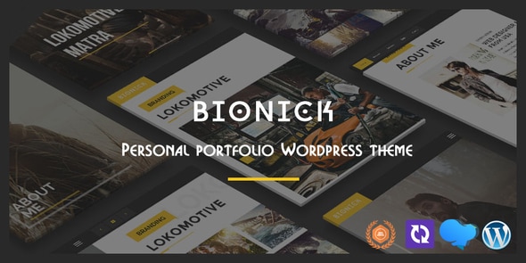Bionick 6.9 - Personal Portfolio WordPress Theme