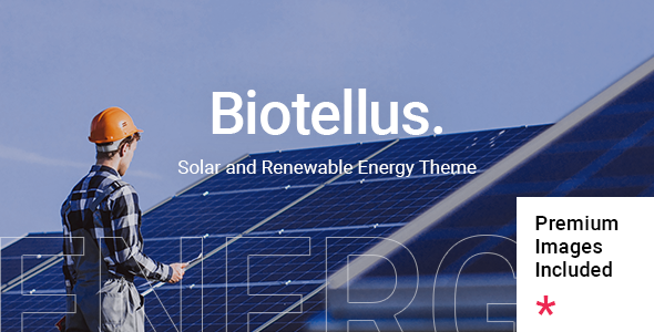 Biotellus 1.2 - Solar and Renewable Energy WordPress Theme