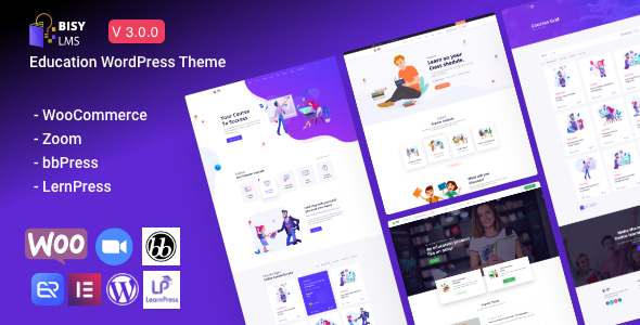 Bisy 3.0.0 - Education WordPress Theme