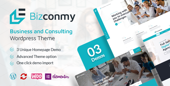 Bizconmy 2.6 - Business and Consulting WordPress Theme